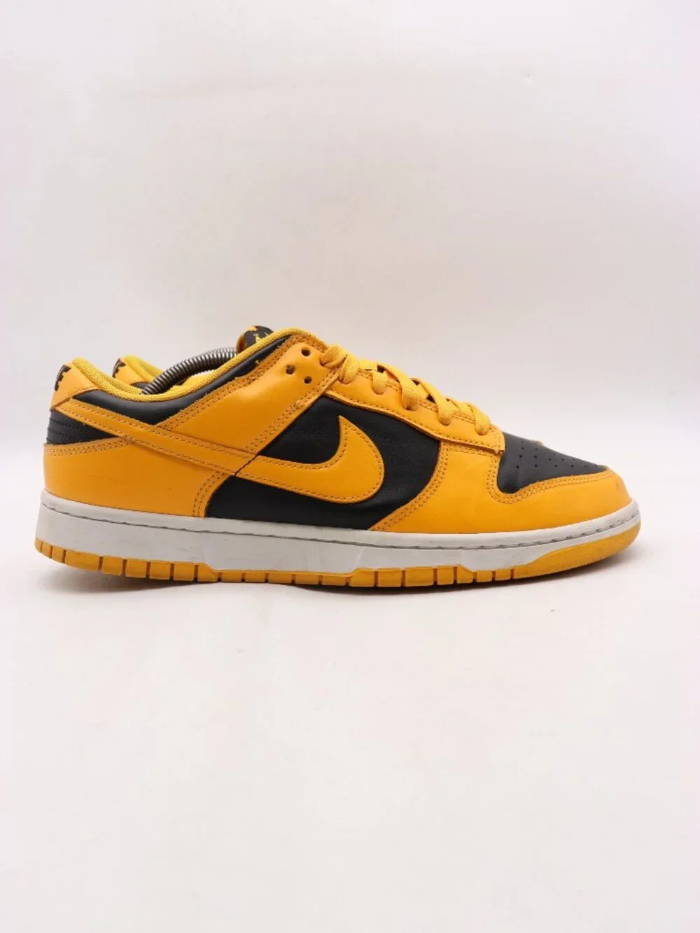 Nike Dunk Men's 11.5 Low Championship Goldenrod Yellow Black Sneakers DD1391-004